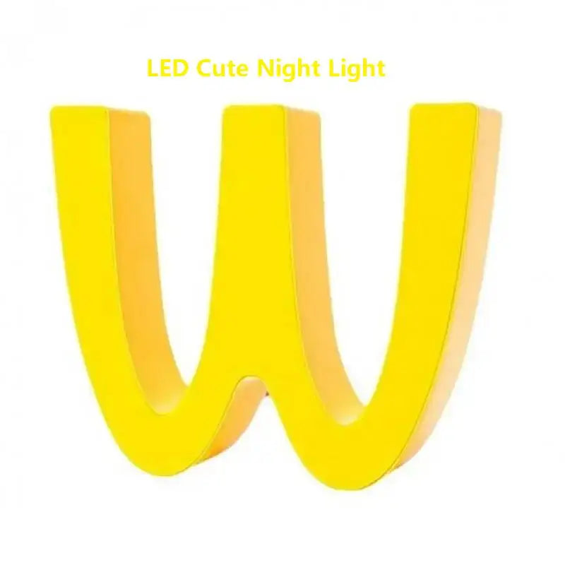 lampe led veilleuse dessin animé forme hamburger jaune moderne chambre enfant rechargeable