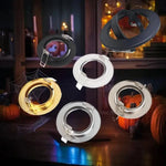 spots led noir blanc doré modernes clips vis round lisses