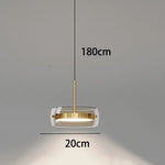 suspension lumineuse moderne transparente argentée lisse minimaliste pendentif chaîne métallique led dimmable