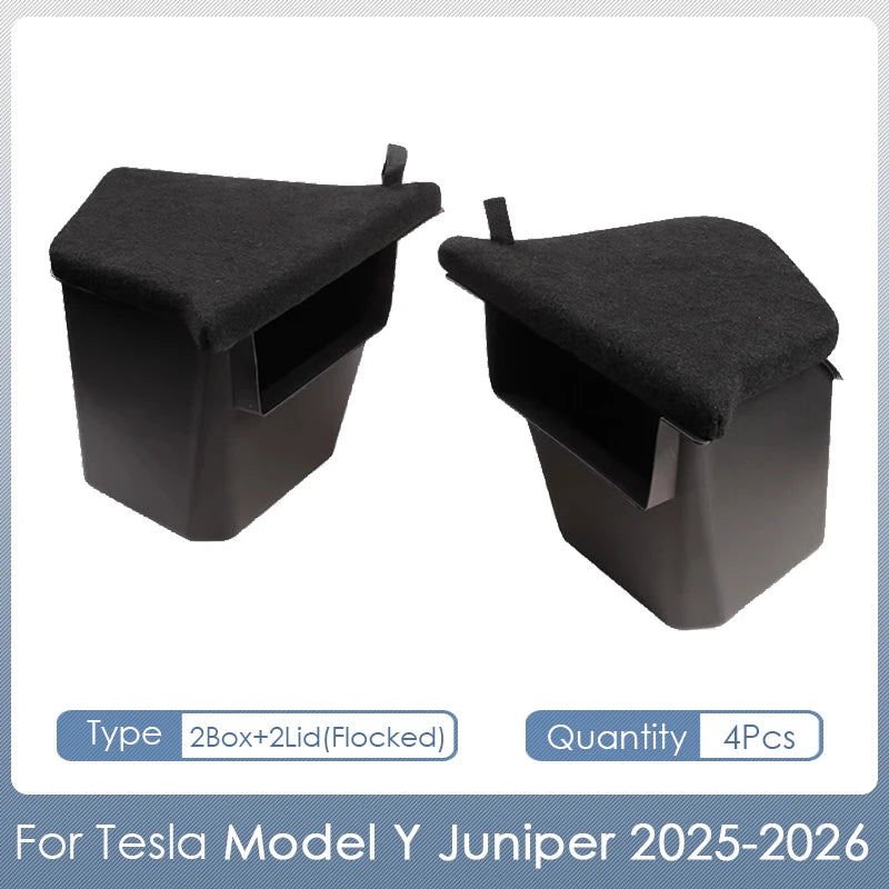 boîtes rangement voiture tesla model juniper 2025 tpe antirouille lumière