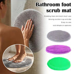 tapis bain nettoyage pieds rose vert violet bleu pointes ergonomique adhésif 26cmx26cm