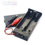 boîte stockage batterie 18650 industrielle câble dc câble usb noir mat