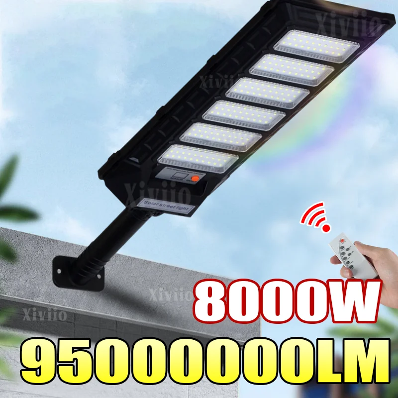 lumière solaire extérieure led moderne noire ip65 télécommande
