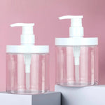 flacons distributeurs pompe gel douche 1000ml 500ml transparent moderne minimaliste