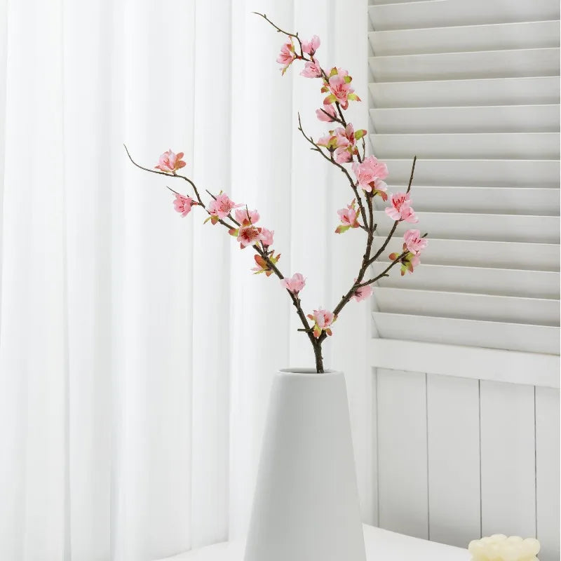 décoration mariage branches fleurs prunier roses soie intérieur anniversaire baby shower