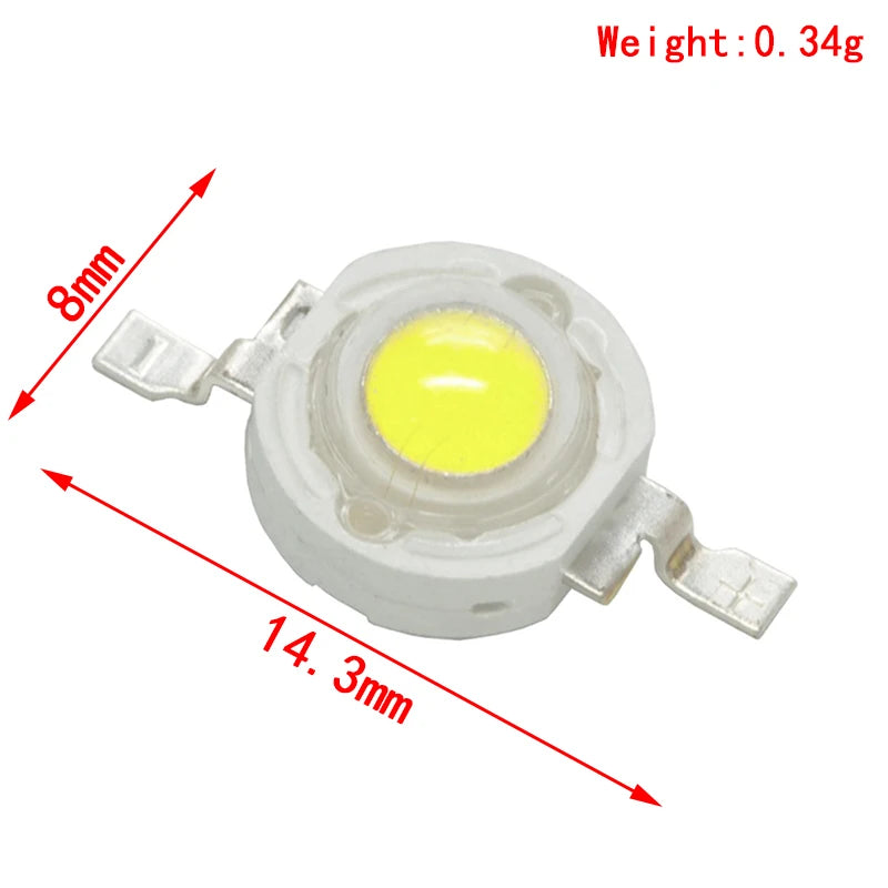 ampoule led 1w blanc jaune moderne compact clips métalliques 100lm haute puissance