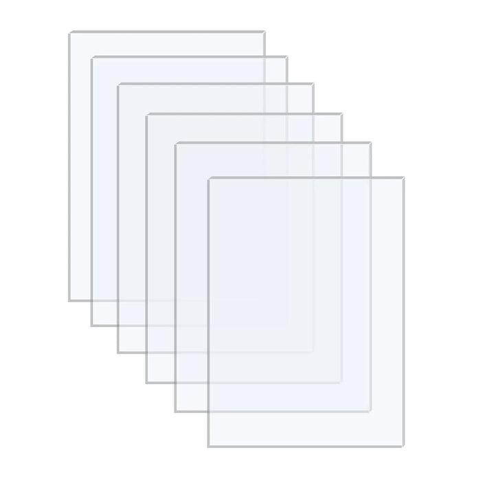 Cadre photo en plexiglas acrylique transparent blanc