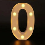 lettres lumineuses blanches vintage veilleuse deco brillante alphabet chiffres maison anniversaire noel mariage