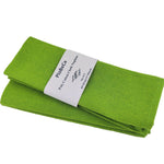 serviettes table coton polyester 30x45cm classique vert olive rouge blanc gris clair texture lin
