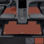 tapis sol voiture noir texture géométrique moderne clips imperméable résistant usage full body wrap