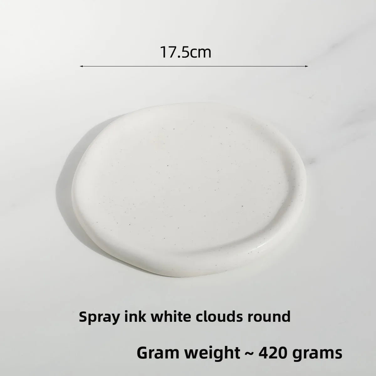 assiette céramique blanche dorée support bijoux moderne élégant plateforme rangement blanc doré mat brillant