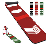 tapis entraînement baseball enfants rouge vert noir lignes repère antidérapant portable chevron ovales