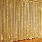 guirlande lumineuse étoiles éclairage noël anniversaire nouvelle année moderne télécommande usb clips multicolore blanc