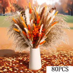 bouquet fleurs séchées automne orange naturel rustique décoration maison anniversaire mariage festive