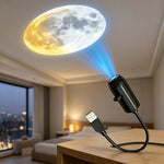 projecteur étoiles lune terre veilleuse usb moderne adhésif noir lentille cable