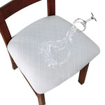 coussins chaise tissé moderne élastiques polyester beiges gris marron foncé bleu marine confortables