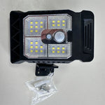lampe solaire led extérieure noire moderne clips étanche autonome jardin camping