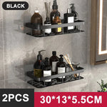 étagères rangement adhésives modernes blanc noir imperméables métal lisses bouteilles cosmétiques flacons parfum encens