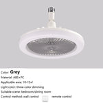 ventilateur led moderne blanc télécommande lumineux rafraîchissant chambre salon