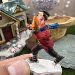 figurines miniatures rouge bleu noir beige vert marron classiques adhésives jouets