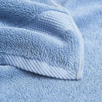serviette coton carrée absorbante rapide douce blanche rose bleu minimaliste noël 34x34cm