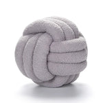 coussin rond pelucheux moderne couleur bleu marine lavable 28cm 28cm