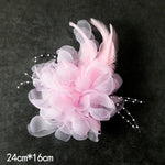 décoration gâteau cygne transparent plumes blanches paillettes argentées mariage anniversaire saint valentin festive