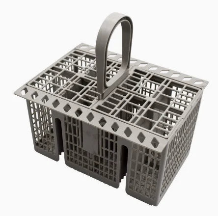 panier vaisselle multifonctionnel gris compartiments modernes lave vaisselle fourchettes cuillères rangement pratique