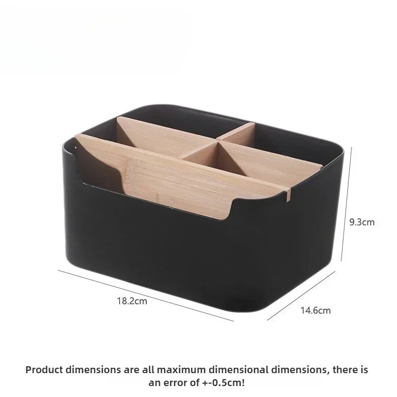 boîtes rangement blanc noir réutilisables respectueux environnement moderne minimaliste pochettes accessoires cosmétiques