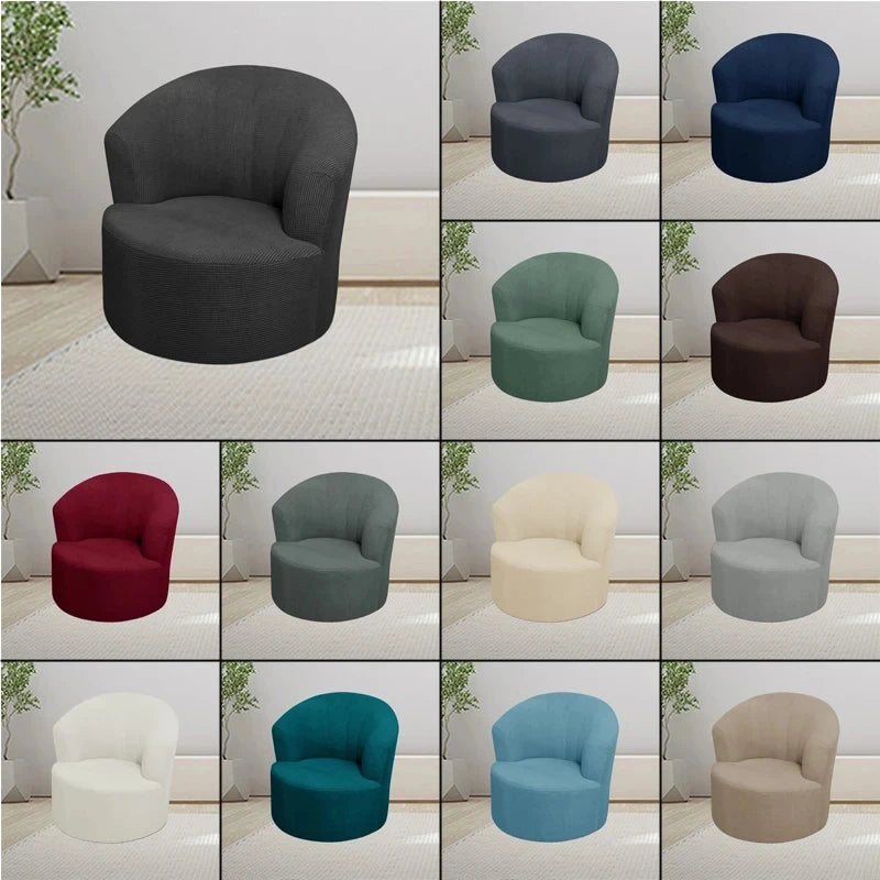 housse chaise moderne polyestère carreaux bleu gris noir blanc rouge vert machine