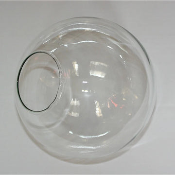 abat jour verre transparent moderne diamètre 13cm 15cm 18cm 20cm 25cm