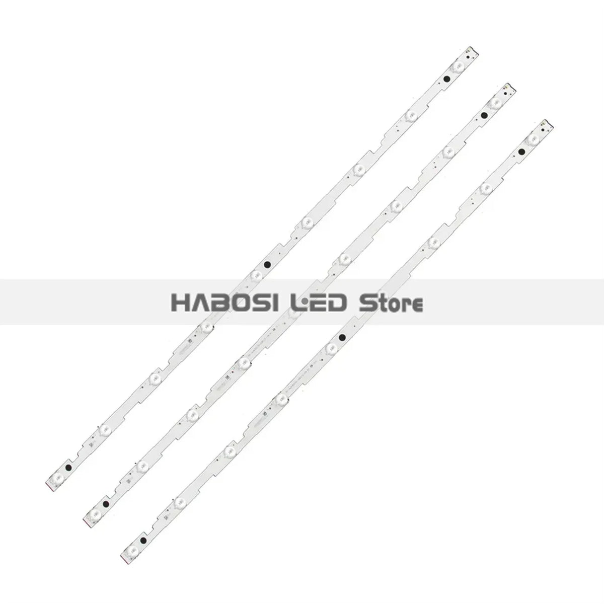 bandes led blanc circuits imprimés connecteurs électronique kit trois pièces