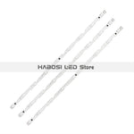 bandes led blanc circuits imprimés connecteurs électronique kit trois pièces