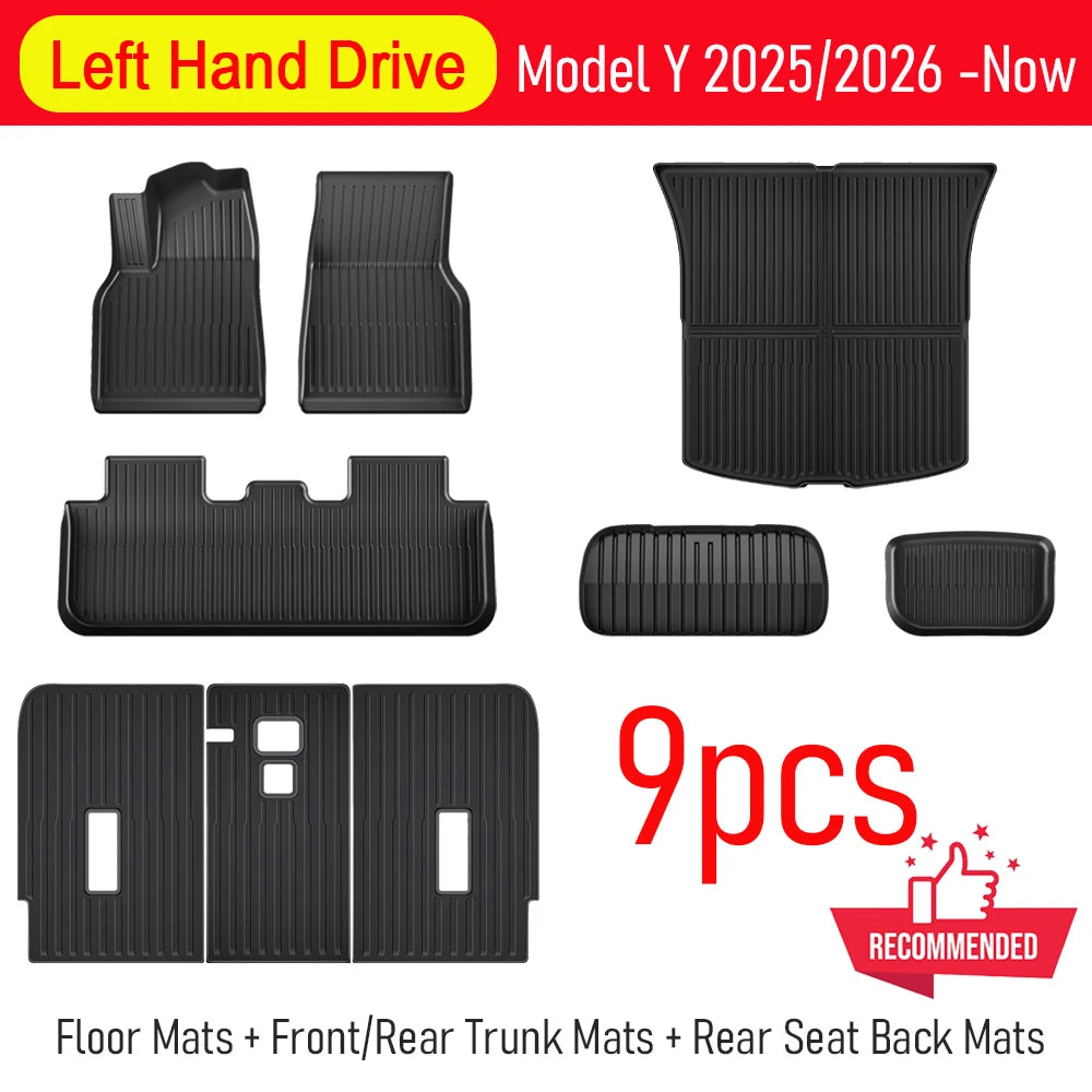 tapis sol voiture noir rayures horizontales moderne tpe antislip intérieur auto rechargeable posable