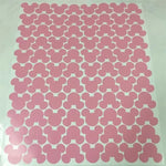 autocollants tête mickey mouse couleur moderne enfants décoration murale stickers résistants eau