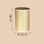 abat jour tissu texturé aspect lin table suspension moderne blanc beige clair marron foncé