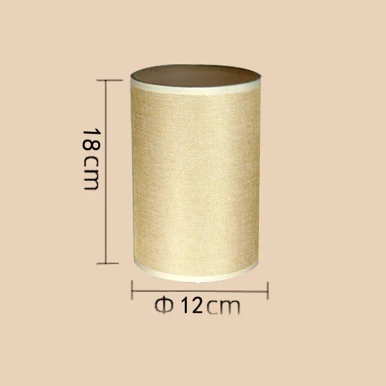 abat jour tissu texturé aspect lin table suspension moderne blanc beige clair marron foncé