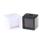 boîtes bijoux rangement cuir pu blanc noir contemporain 2cm 2cm 1.5cm