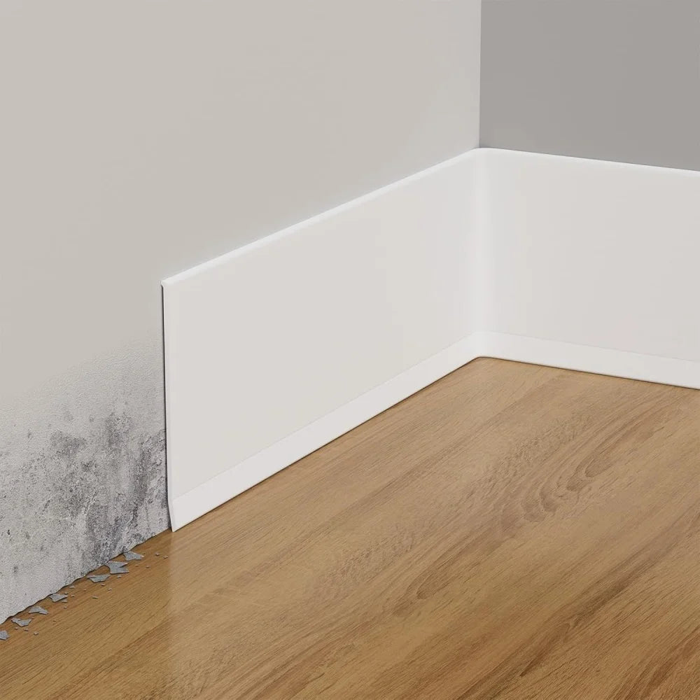 protection murale pvc moderne 8cm large 1m 2m 3m adhésif noir gris rouge