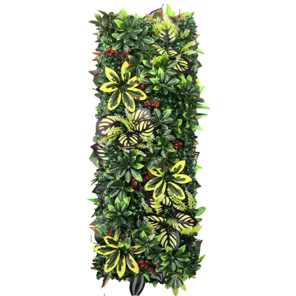 tapis fleurs artificielles décoration intérieure moderne végétal branches feuilles diverses opaques anniversaire fixations murales