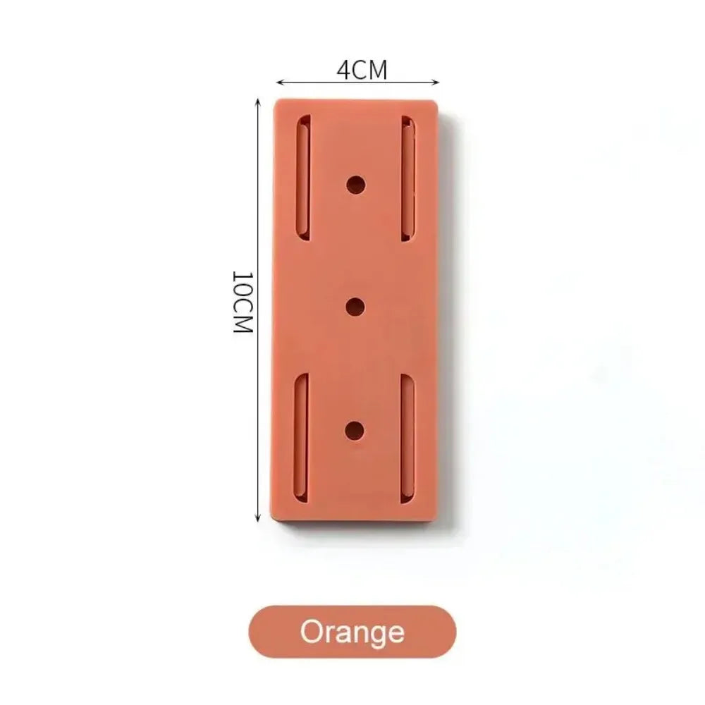 support rallonge électrique adhésif blanc bleu rose vert moderne double