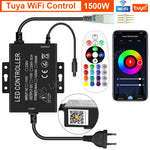 contrôleur led 220v 750w 1500w bluetooth tuya wifi télécommande noir blanc moderne