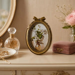 cadre photo vintage or floral décoration intérieure shabby chic posable mur bouquet fleursportrait