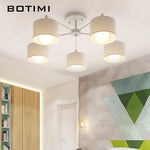 lampe suspendue moderne toile lin blanc noir beige opacité montage encastré led flux lumineux