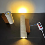 lampe murale moderne pierre marbrée beige brun clair interrupteur câble électrique 249 2000 lumens