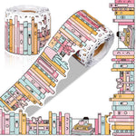 ruban autocollant multicolore dessins fournitures scolaires rubans livres illustration colorée 10mètres