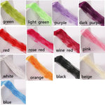 rideaux decoratifs coeurs translucides romantique barre couleurs rouge rose bleu violet blanc