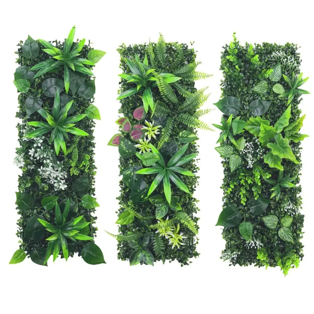 panneau mural végétal artificiel décoration maison feuilles fleurs moderne naturel tapis eucalyptus sans arrosage