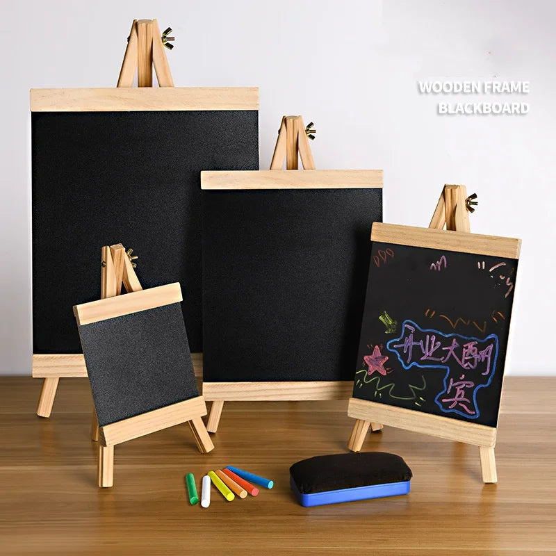 tableau noir réglable hauteur enfant bois moderne craies gomme simple designécole maison