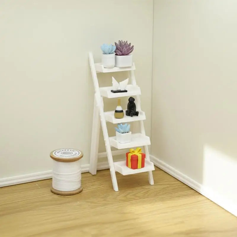 pliable résine blanc moderne minimaliste plante artificielle boîte cadeau bobine filDecoration maison poupée rangement